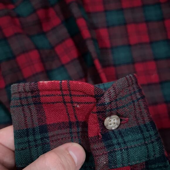 Pendleton 100% Virgin Wool Button Down Shirt Men’s XL Lindsay Tartan Plaid USA - Picture 9 of 11